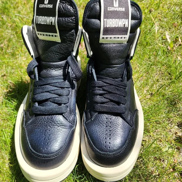 Rick Owens   Converse Inflated TURBOWPN Leather Sneakers M6 W7.5