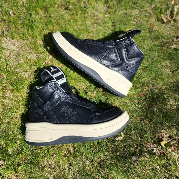 Rick Owens   Converse Inflated TURBOWPN Leather Sneakers M6 W7.5