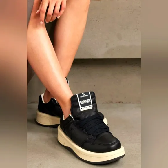 Rick Owens   Converse Inflated TURBOWPN Leather Sneakers M6 W7.5