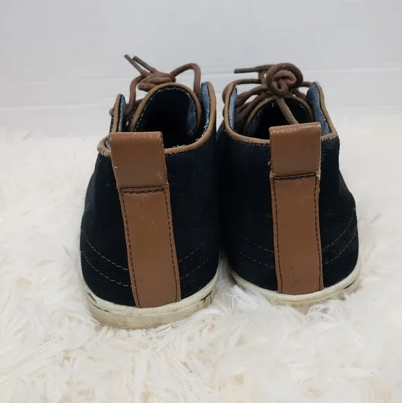 River Island‎ Navy Blue Suede Shoes Sz 7.5
