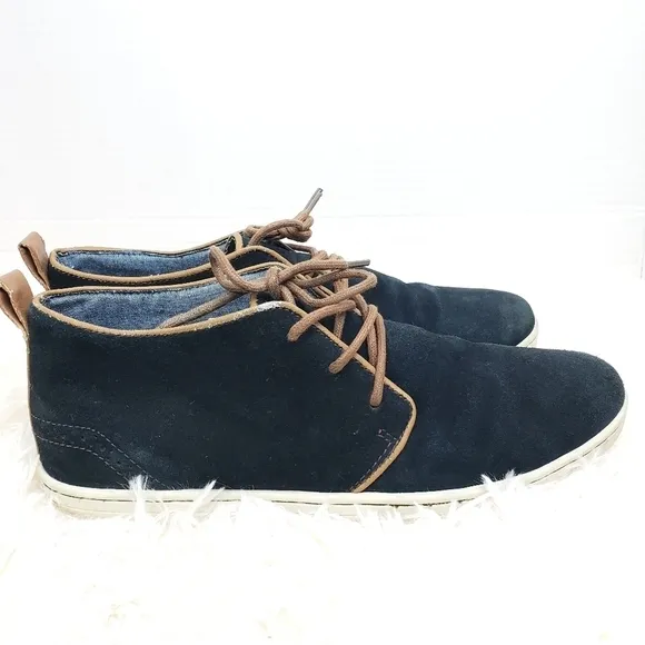 River Island‎ Navy Blue Suede Shoes Sz 7.5