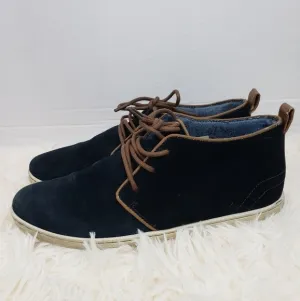 River Island‎ Navy Blue Suede Shoes Sz 7.5