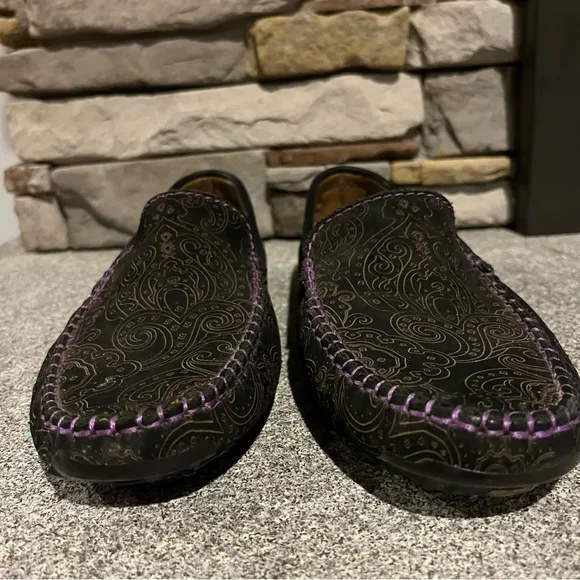 ROBERT GRAHAM men’s Verrazano Driving Moccasins shoes