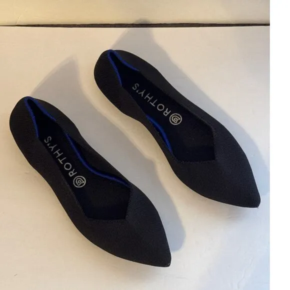 Rothy’s Black Fabric Shoes size 10