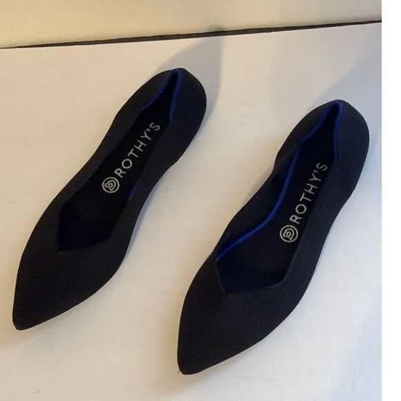 Rothy’s Black Fabric Shoes size 10