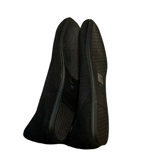 Rothy's Black Neutral The Square Flat Soft Classic Shoes Size 7.5 NWOB
