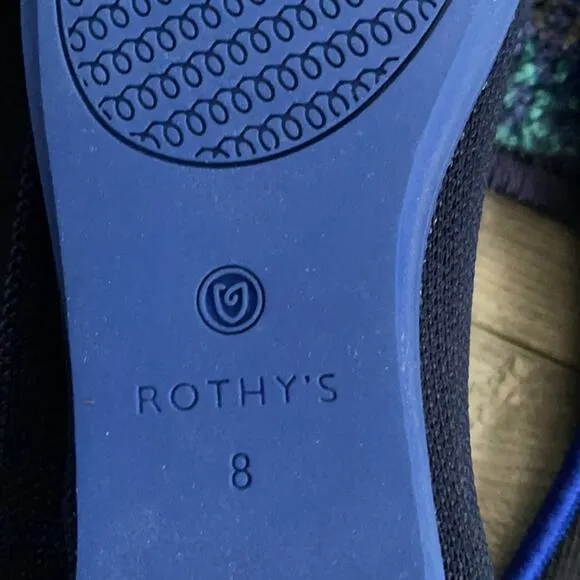 Rothys  maritime navy size 8 retired white halo woman’…