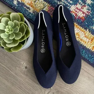 Rothys  maritime navy size 8 retired white halo woman’…