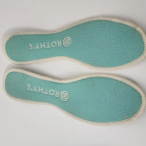 ROTHY's Mint Green Round Toe Flat Shoes - Women's 9