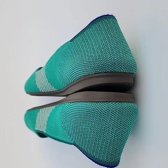 ROTHY's Mint Green Round Toe Flat Shoes - Women's 9