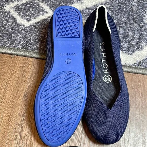 Rothy’s navy blue size 7 retired white halo woman’…