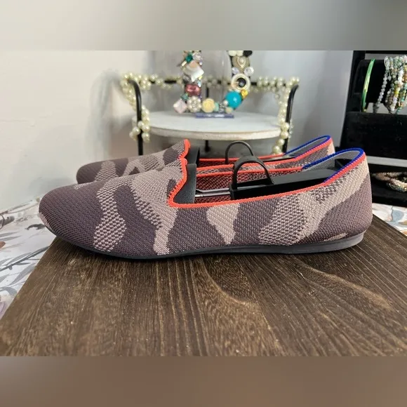 Rothy's Taupe Camo Loafers 9
