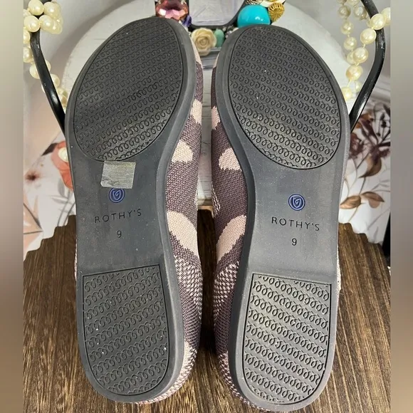 Rothy's Taupe Camo Loafers 9