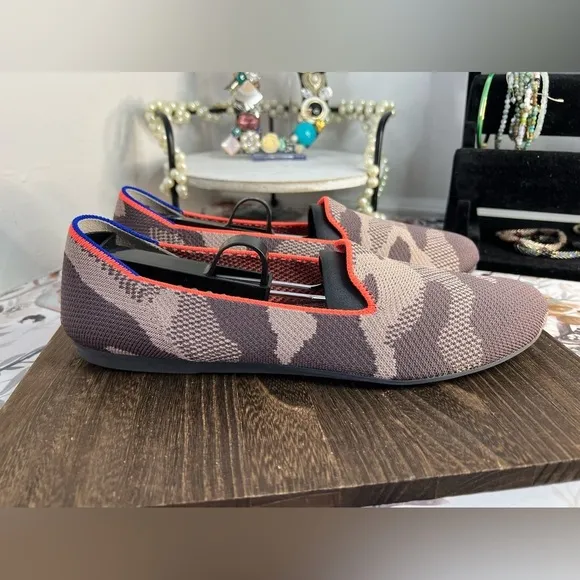 Rothy's Taupe Camo Loafers 9