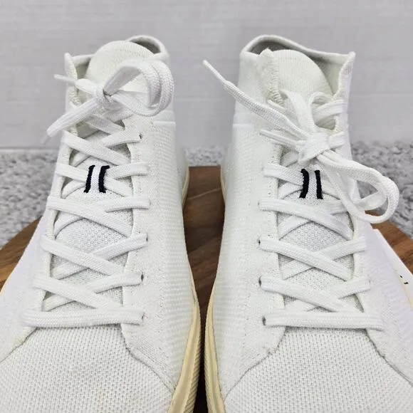 Rothy's The High Top Sneaker Bright White Casual Lifestyle Daily Shoes Mens 13 M