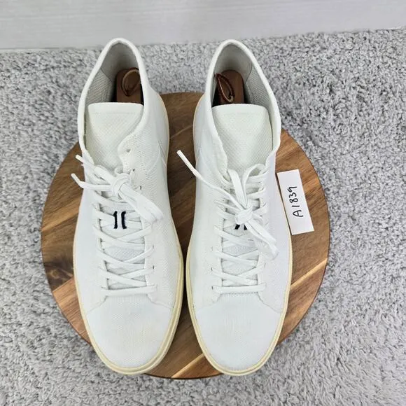Rothy's The High Top Sneaker Bright White Casual Lifestyle Daily Shoes Mens 13 M