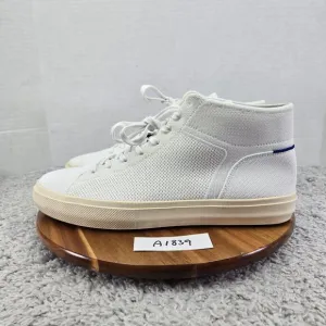 Rothy's The High Top Sneaker Bright White Casual Lifestyle Daily Shoes Mens 13 M