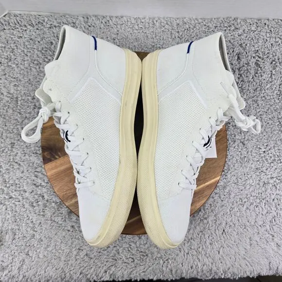 Rothy's The High Top Sneaker Bright White Casual Lifestyle Daily Shoes Mens 13 M