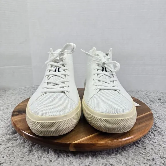 Rothy's The High Top Sneaker Bright White Casual Lifestyle Daily Shoes Mens 13 M