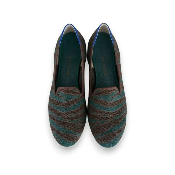 Rothy's The Loafer Juniper Zebra Green/Brown