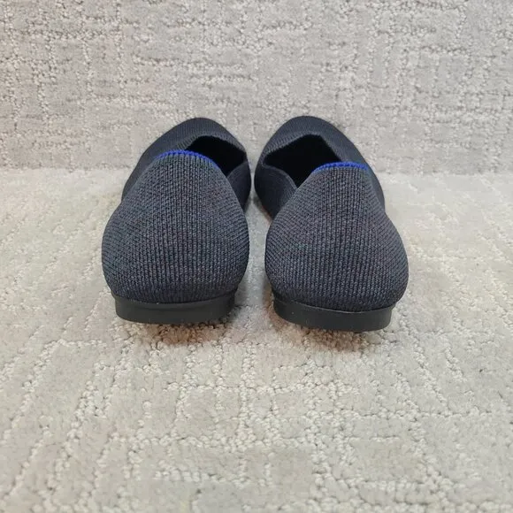 Rothy's The Loafer Women's Size 8.5 Navy Heather Slip On Flat Comfort Shoes