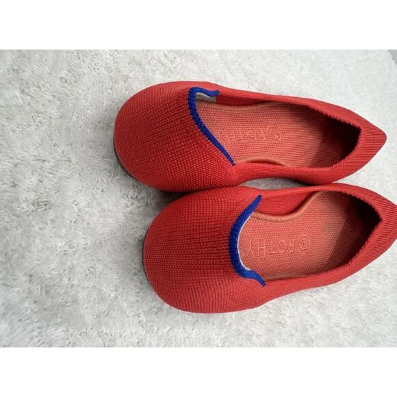 Rothy's The Point Shoes 7 Knit Slip On Pointed Toe Ballet Flat Woman’s