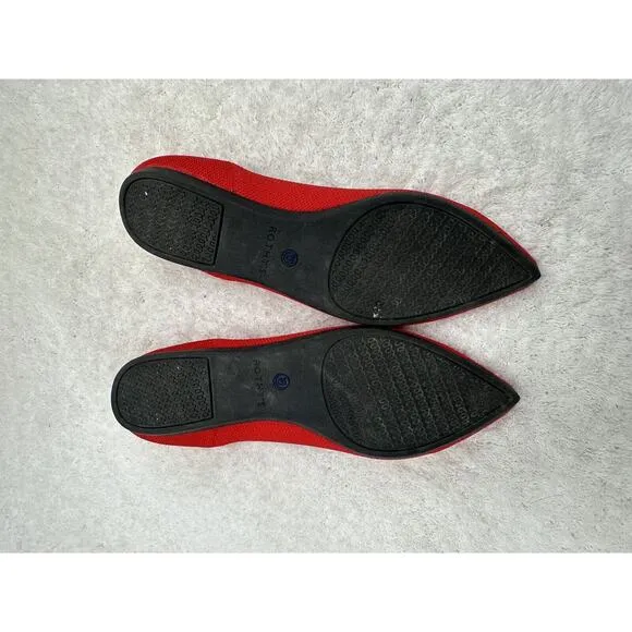 Rothy's The Point Shoes 7 Knit Slip On Pointed Toe Ballet Flat Woman’s