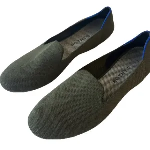Rothy's Women's color Green olive Loafers size W 7.5