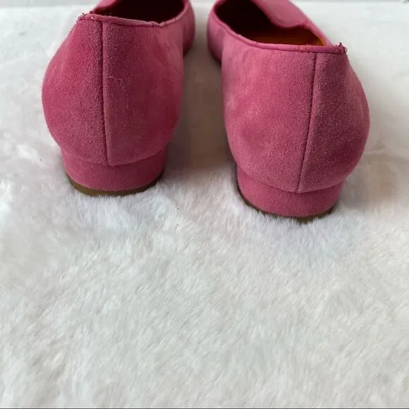 Saint-Honore' Paris Made In Italy Pink Suede Shoes Size 38.5