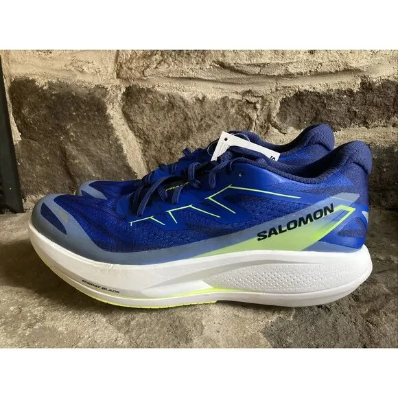 SALOMON S/Lab Phantasm 2 Blue Carbon Plated Running Shoes Men Size 10.5 New