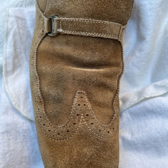 Salvatore Ferragamo Brown Suede Loafers