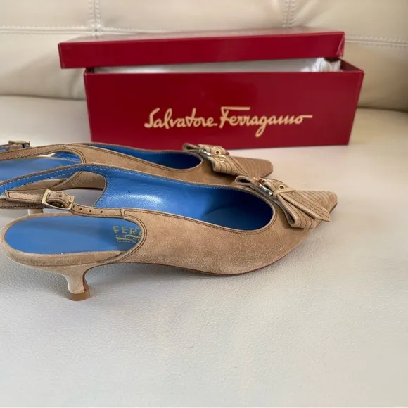 Salvatore Ferragamo DEDICA Slingback, Size 8.5
