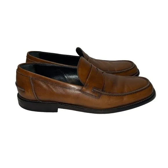 Salvatore Ferragamo Penny Loafers Men Shoes Size 10
