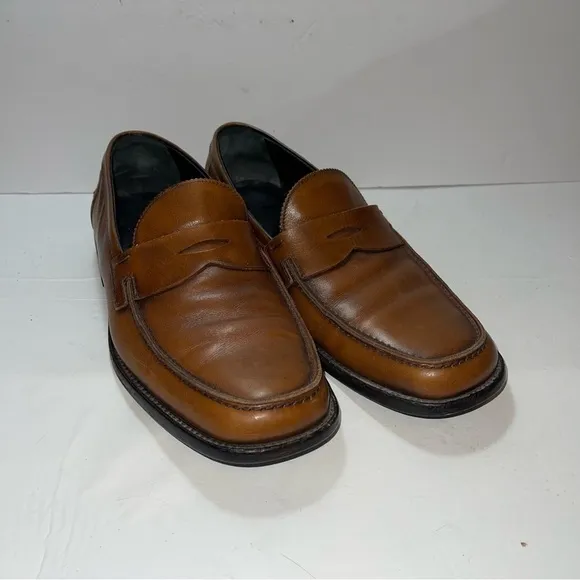 Salvatore Ferragamo Penny Loafers Men Shoes Size 10
