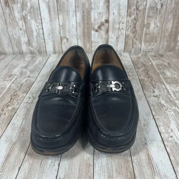 Salvatore Ferragamo leather loafers Mens 10‎