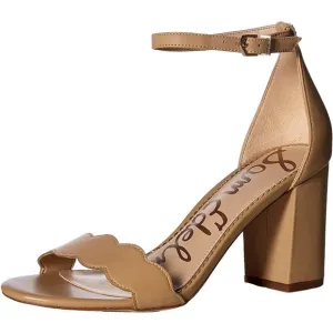 Sam Edelman Odila Classic Heeled Sandal Soft Beige Sz 10