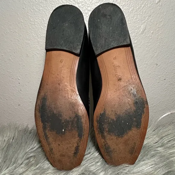 Sam Edelman Women's Leon Black Leather Loafers Size 10
