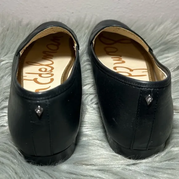 Sam Edelman Women's Leon Black Leather Loafers Size 10