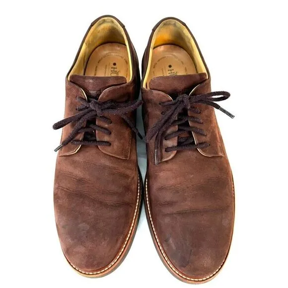 Samuel Hubbard Bucks Mens Size 10 Oxfords Shoes Brown Suede M2160-081