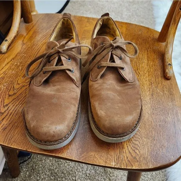 Samuel Hubbard suede lace-up Oxford shoes