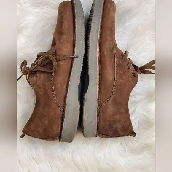Samuel Hubbard suede lace-up Oxford shoes