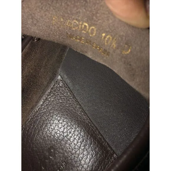 Sandrino By Sandro Moscoloni Placido Leather Penny Loafers 10.5D Shoes Brown