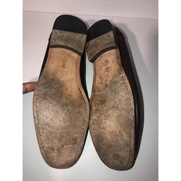 Sandrino By Sandro Moscoloni Placido Leather Penny Loafers 10.5D Shoes Brown
