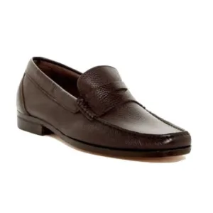 Sandrino By Sandro Moscoloni Placido Leather Penny Loafers 10.5D Shoes Brown