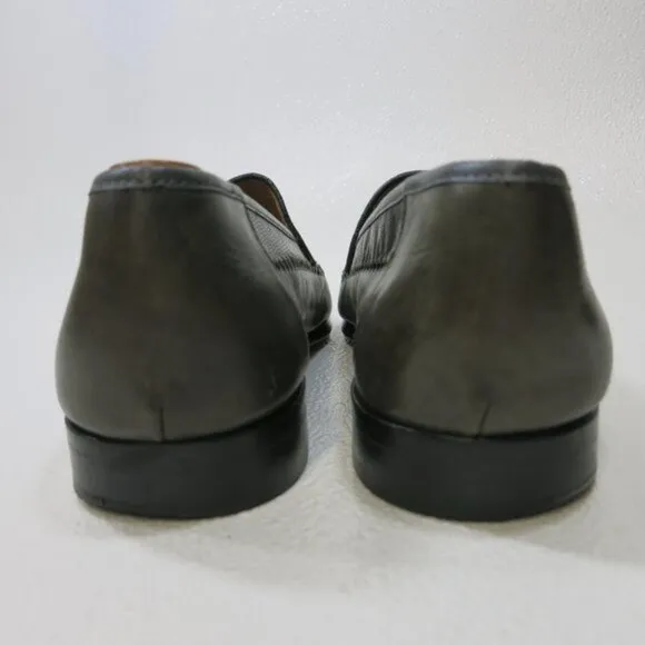Sandro Moscoloni Made in Spain Lizard Leather Dress Moccasins Shoes Men's 11 D