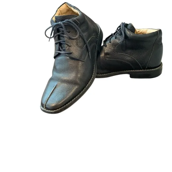 Sandro Moscoloni Men's Black Leather Shoes LIKE NEW