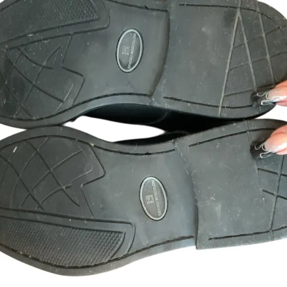 Sandro Moscoloni Men's Black Leather Shoes LIKE NEW