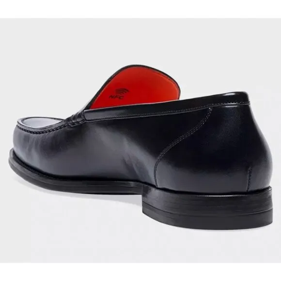 Santoni Faith Leather Loafers