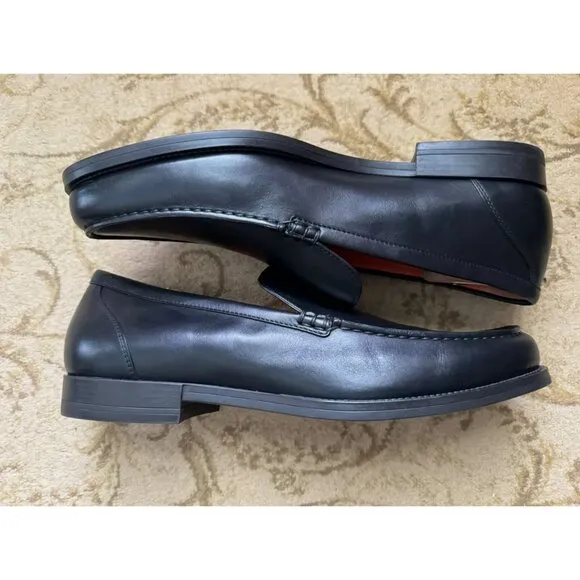Santoni Faith Leather Loafers