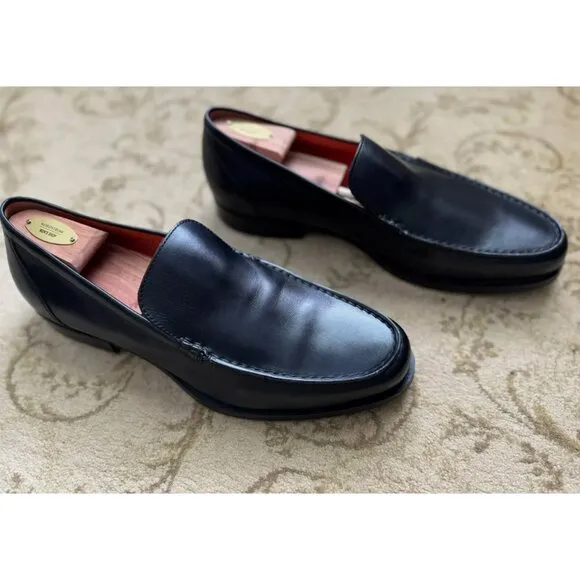 Santoni Faith Leather Loafers